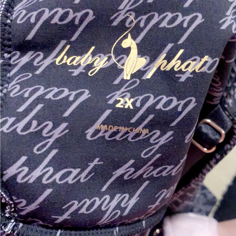 Baby Phat chain strap crop top